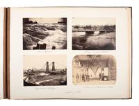 [NIAGARA FALLS, NY - EARLY PHOTOGRAPHY]. An album containing 20 views of Niagara Falls. Niagara Falls, New York, compiled in 1867.