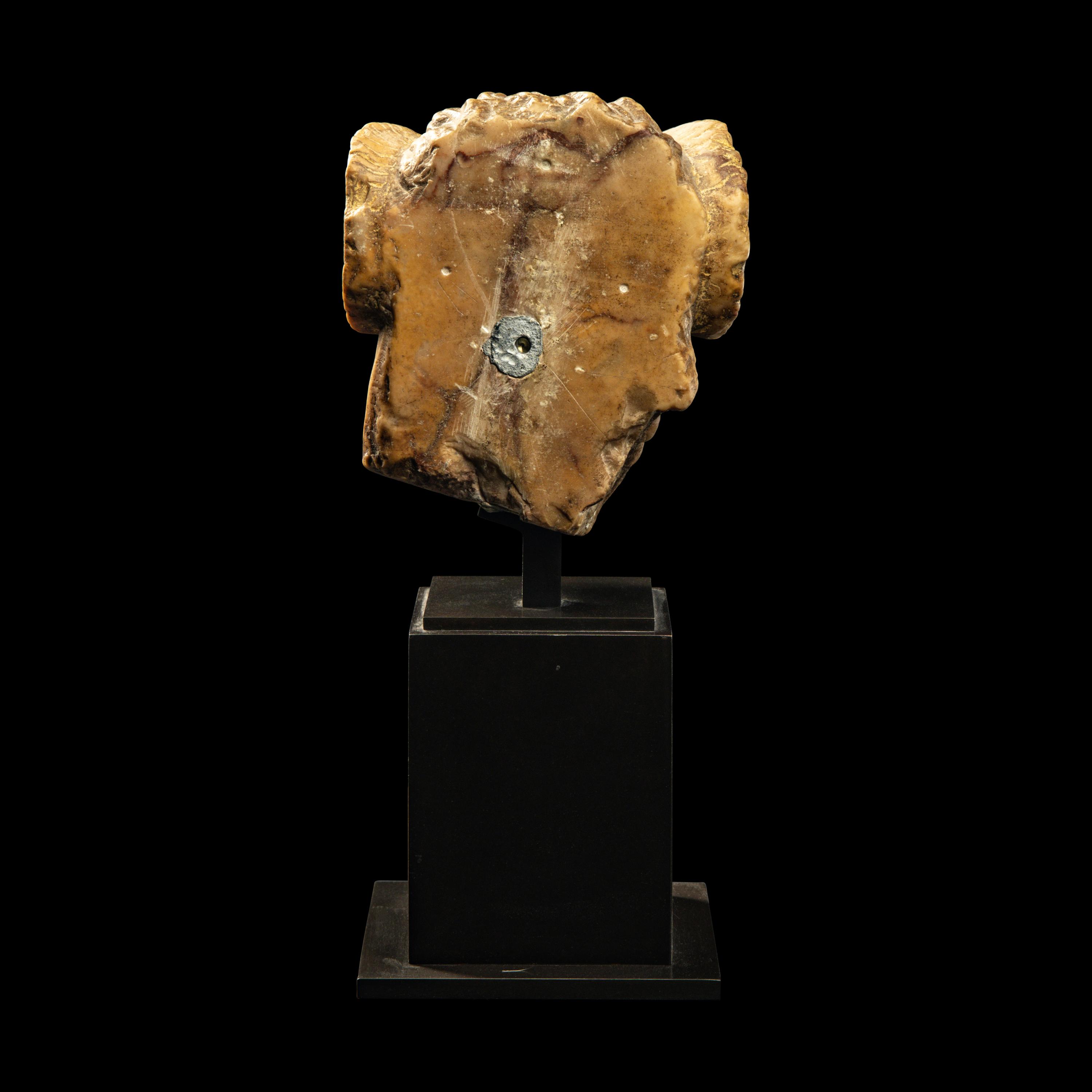 A Roman Giallo Antico Head of Zeus Ammon