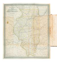 [MITCHELL, Samuel Augustus (1792–1868)]. Illinois in 1837; A Sketch Descriptive of the Situation, Boundaries, Face of the Country… With a Letter on the Cultivation of the Prairies by the Hon. H. L. Ellsworth. Philadelphia: S. Augustus Mitchell and Grigg & Elliot, 1837.