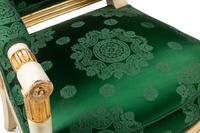 A Pair of Directoire White-Painted and Parcel Gilt Fauteuils