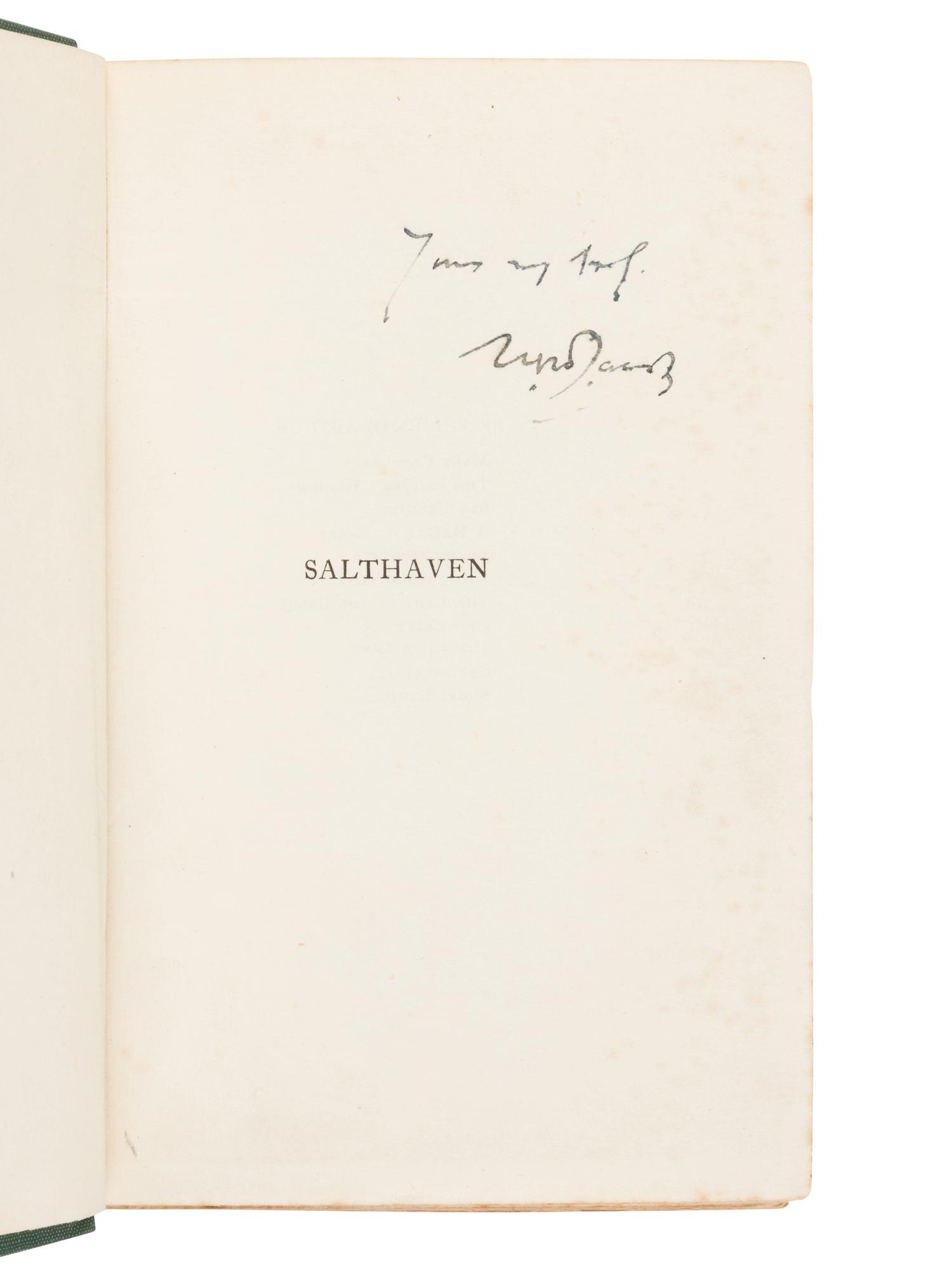JACOBS, William Wymark (1863-1943). A group of 5 FIRST EDITIONS, comprising:
