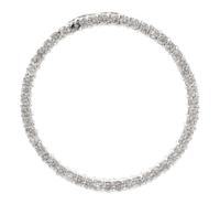 A 14 Karat White Gold and Diamond Circle Pendant, 3.20 dwts.