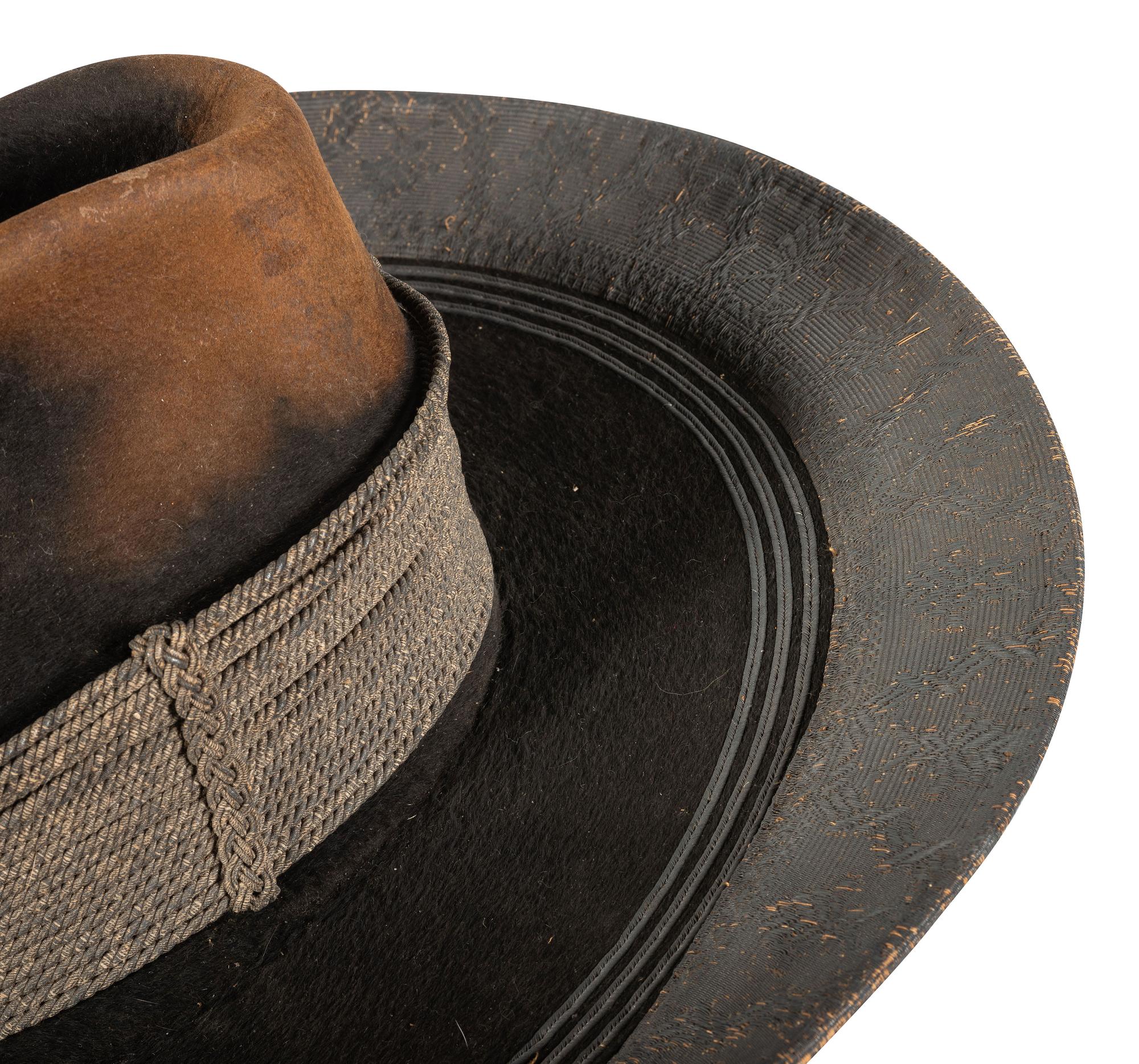 [MAXIMILIAN I OF MEXICO]. Mexican hat worn by captain in Maximilian's army.