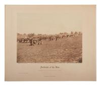 [CIVIL WAR]. O'SULLIVAN, Timothy, photographer. Incidents of the War: Battery D, 5th [sic] US Artillery, In Action. Fredericksburg, 1863. Washington, DC: Alexander Gardner, 1865.