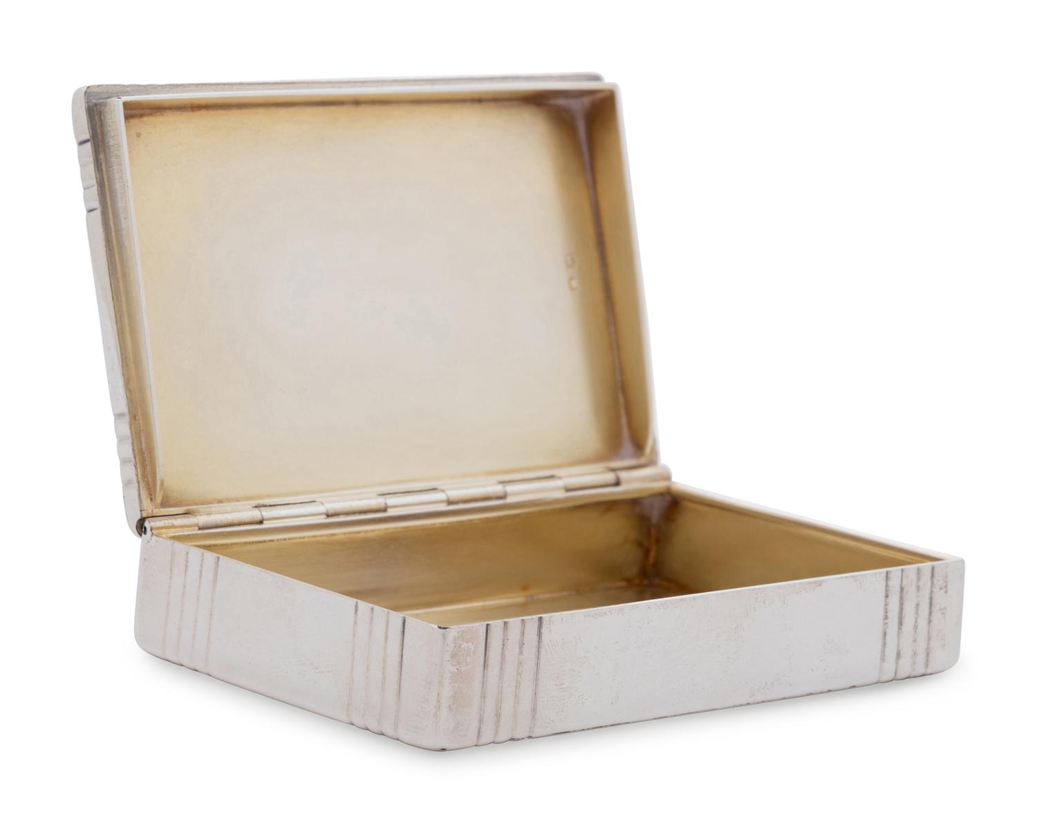 A Russian Silver Snuff Box