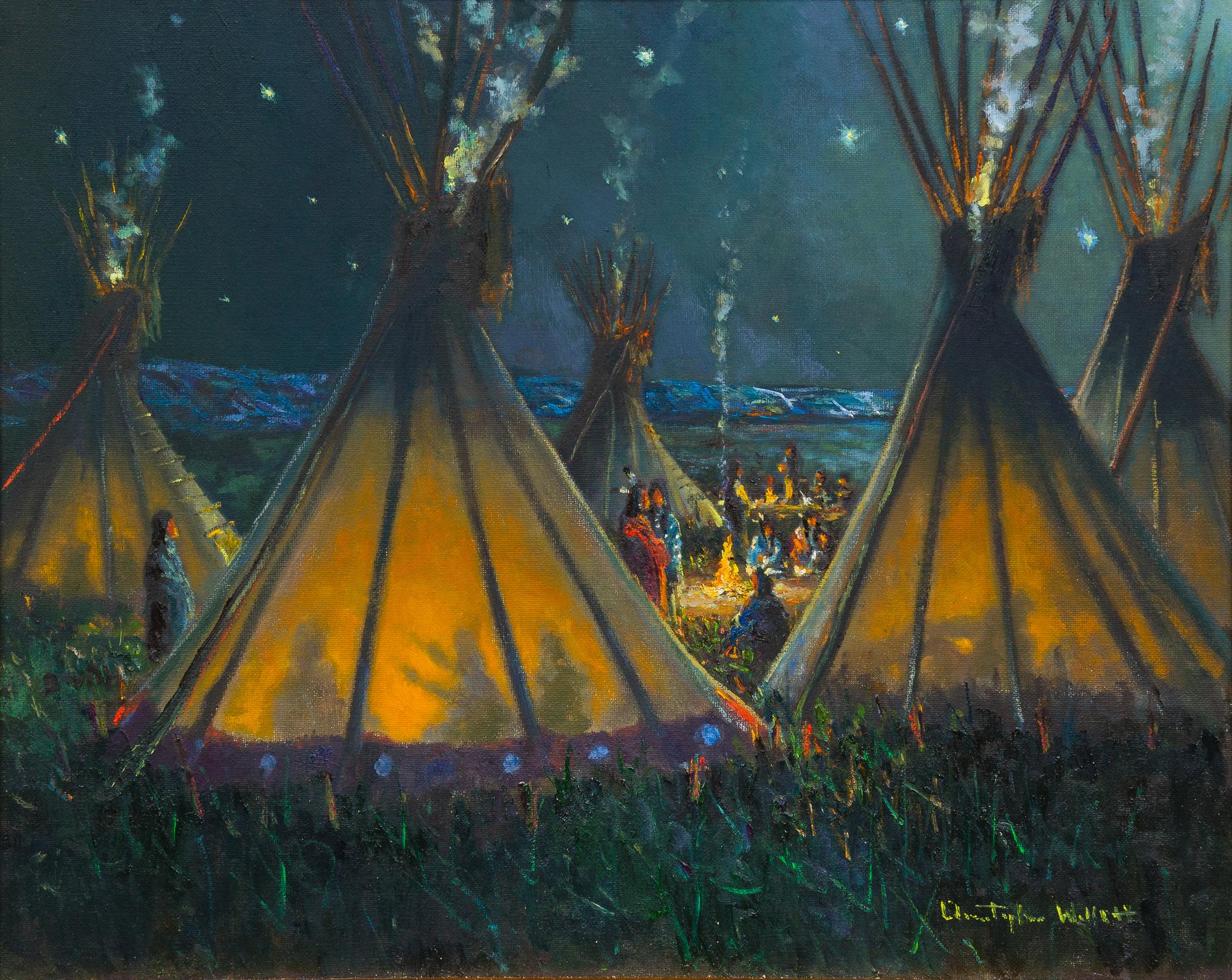 Christopher Willett, (American, b. 1959), Storytelling