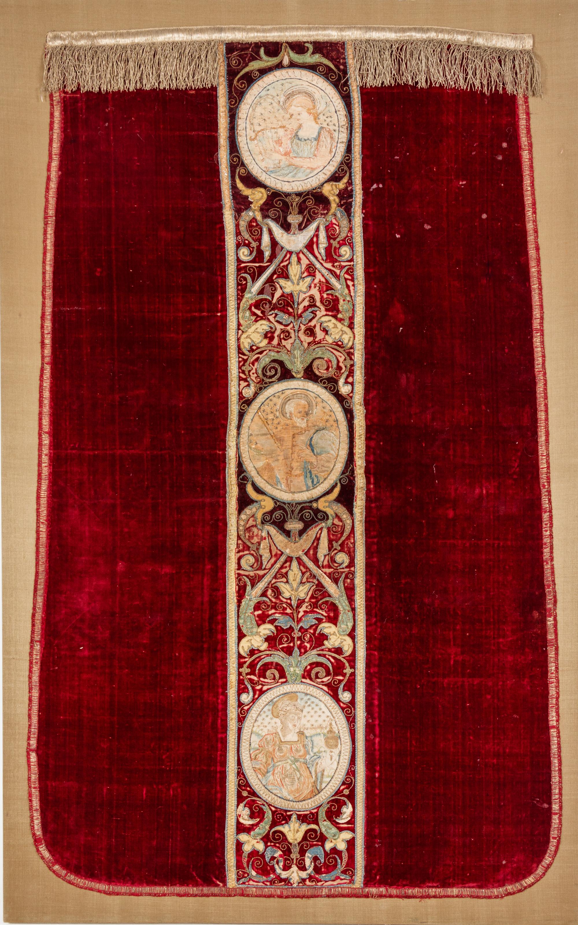 An Embroidered Velvet Antependium