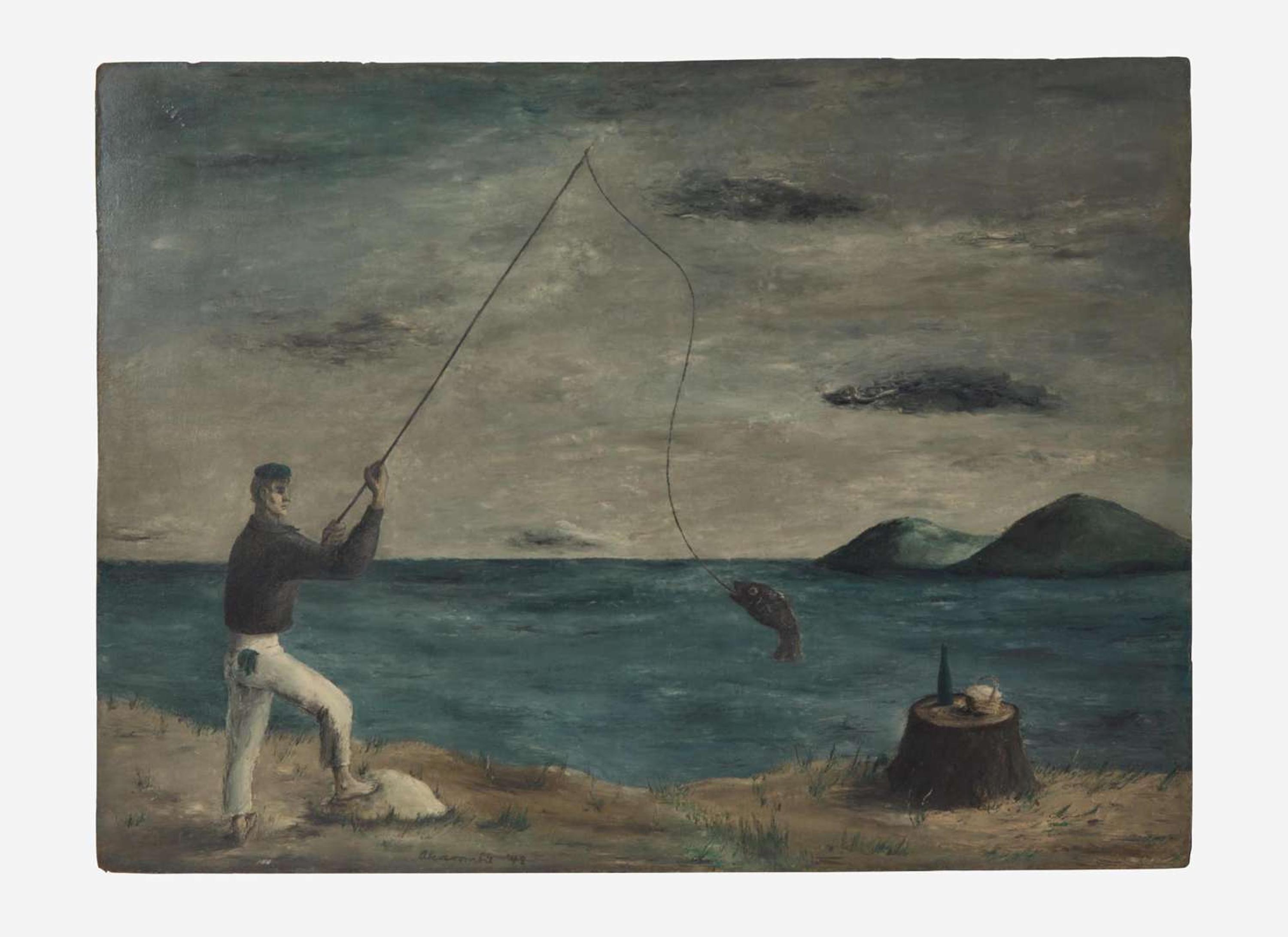 Gertrude Abercrombie (American, 1909-1977), The Fisherman