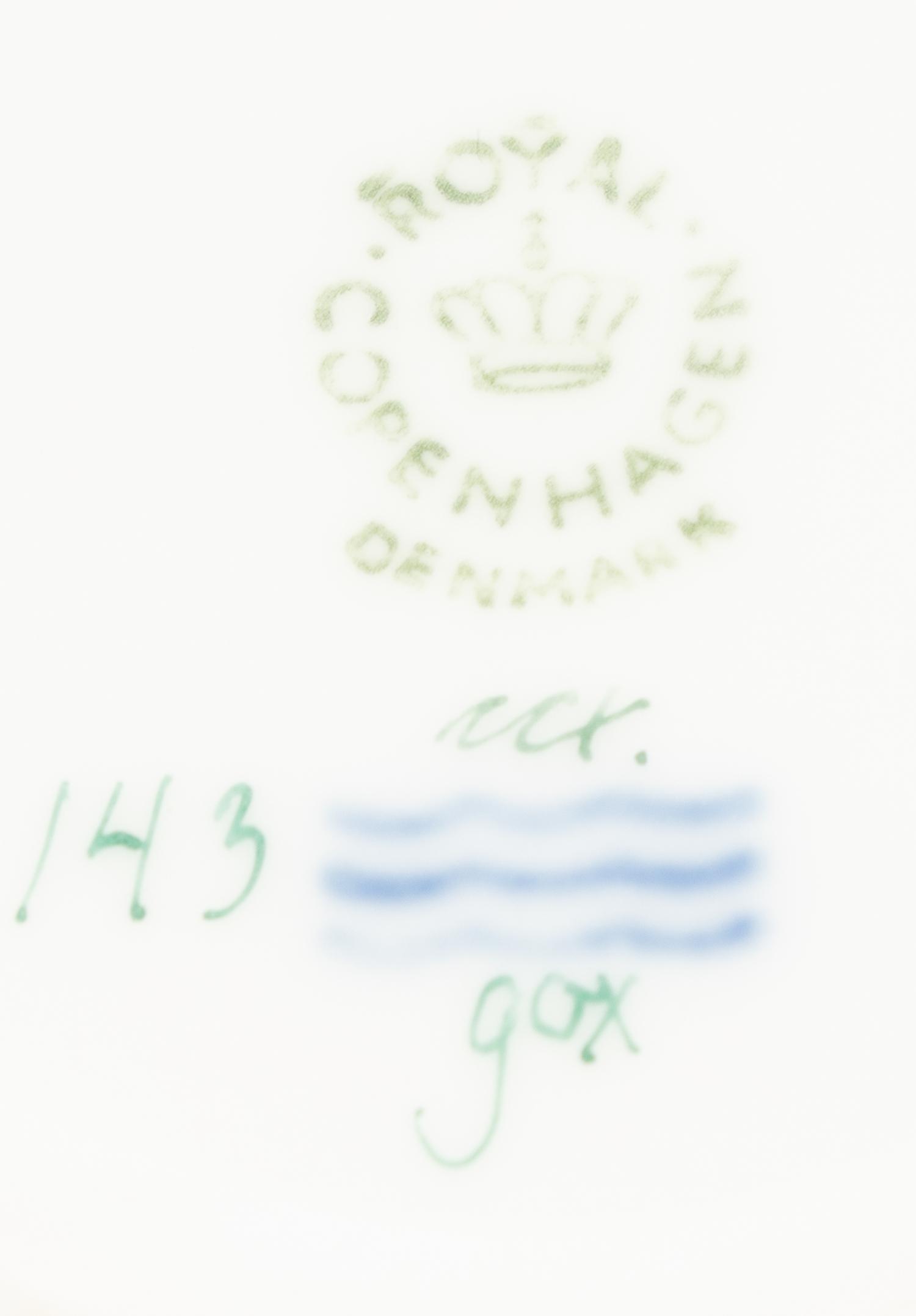A Royal Copenhagen Flora Danica Porcelain Teapot