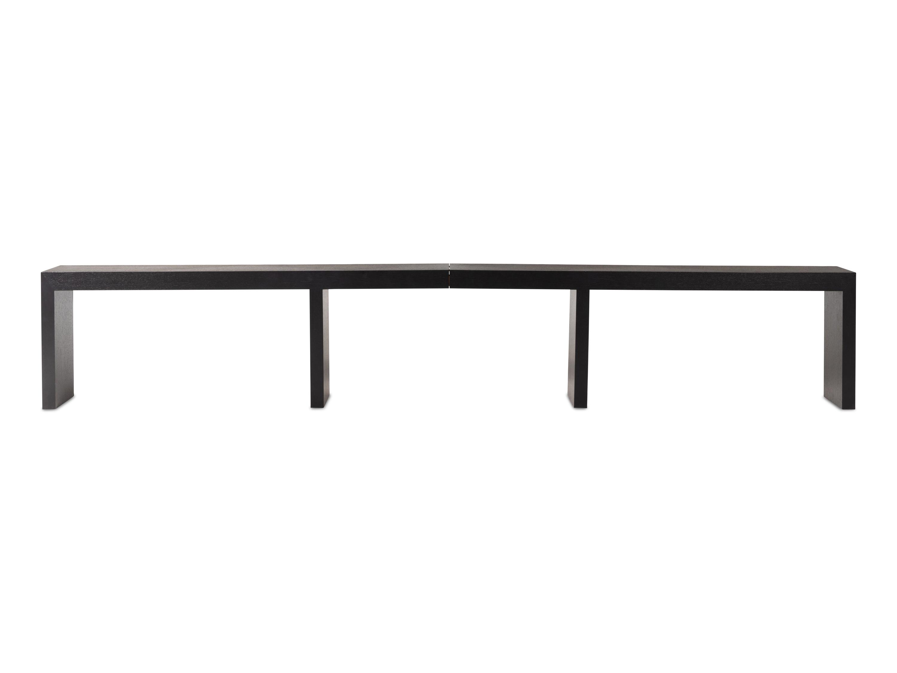 A Custom Ebonized Console Table