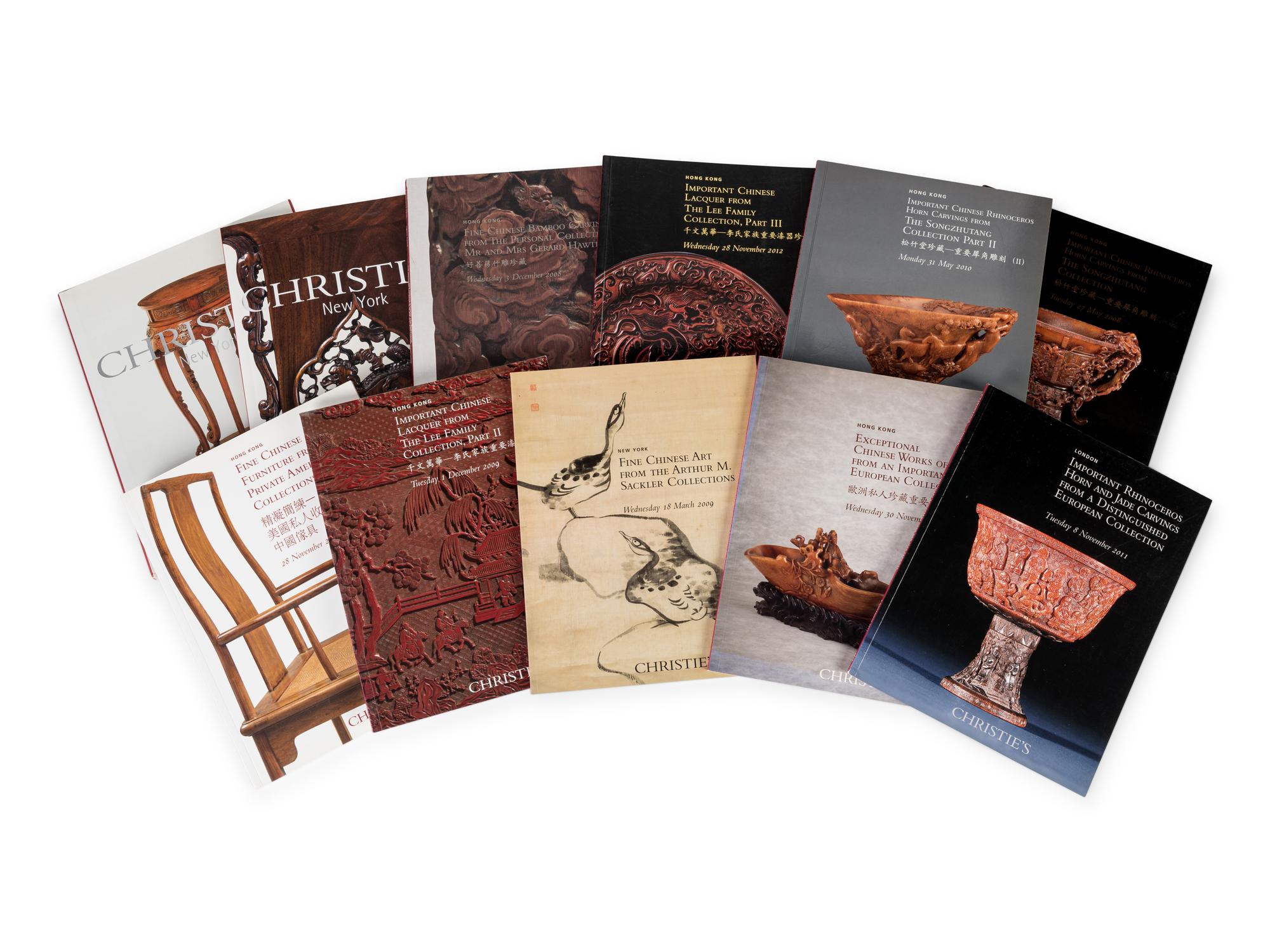 [CHINESE ART--SPECIAL COLLECTION] A group of auction catalogues about special Chinese art collections
