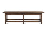 An English Oak Hall Bench