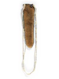 Athabaskan Pony Beaded Hide Neck Knife Sheath