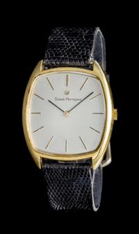 An 18 Karat Yellow Gold Wristwatch, Girard Perregaux,