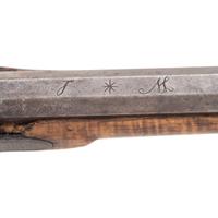 Silver Mounted Full Stock Kentucky Long Rifle Signed "W*L" (William Laudenslager of Snyder County, PA)