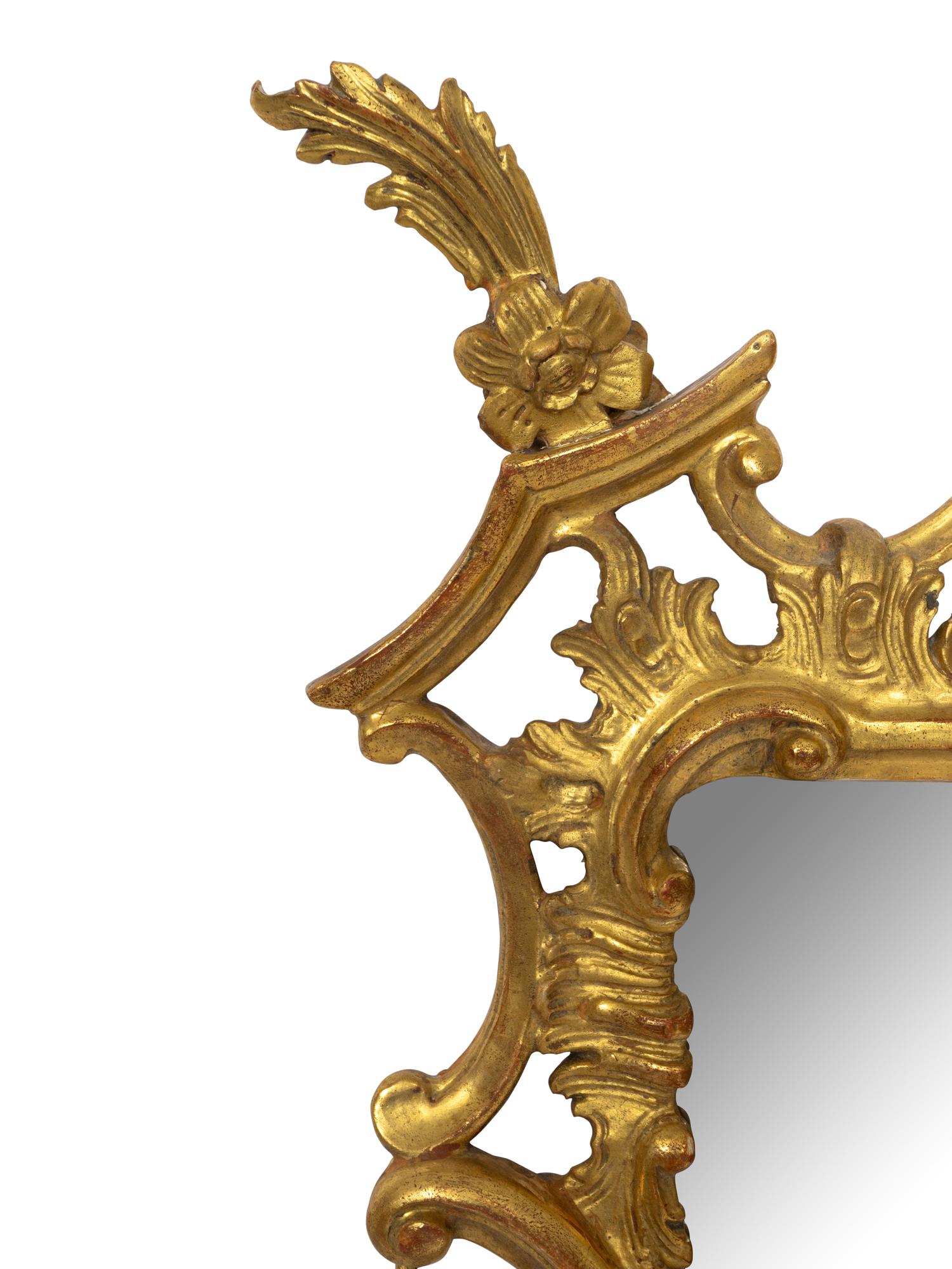 A George III Style Giltwood Mirror