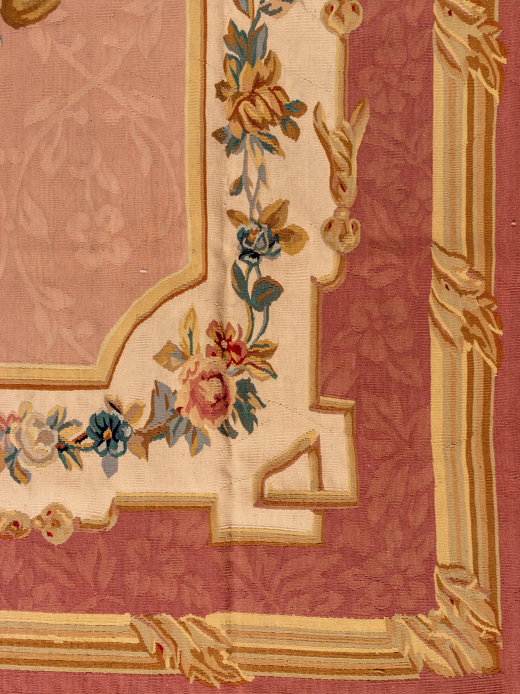 An Aubusson Style Wool Rug