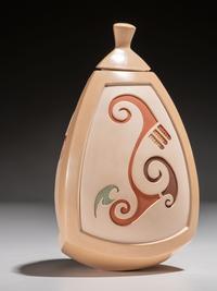 Three-Sided Polychrome Pottery Box