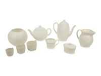 A Group of Six Tiffany and Company Tiffany Weav e Porcelain — 20TH/21ST CENTURY