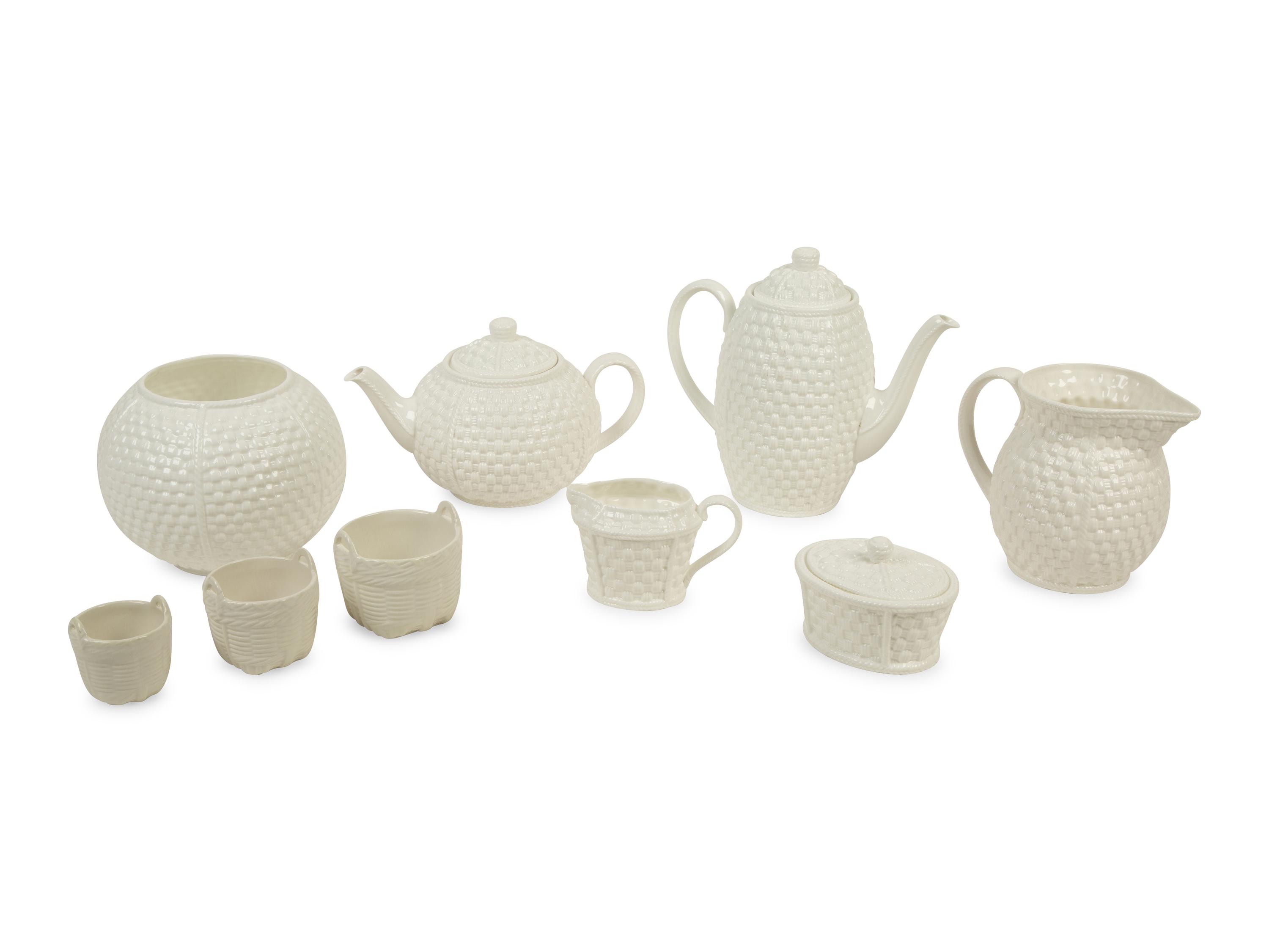 A Group of Six Tiffany and Company Tiffany Weav e Porcelain — 20TH/21ST CENTURY