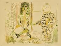 Le Peintre et Son Modèle, 1954