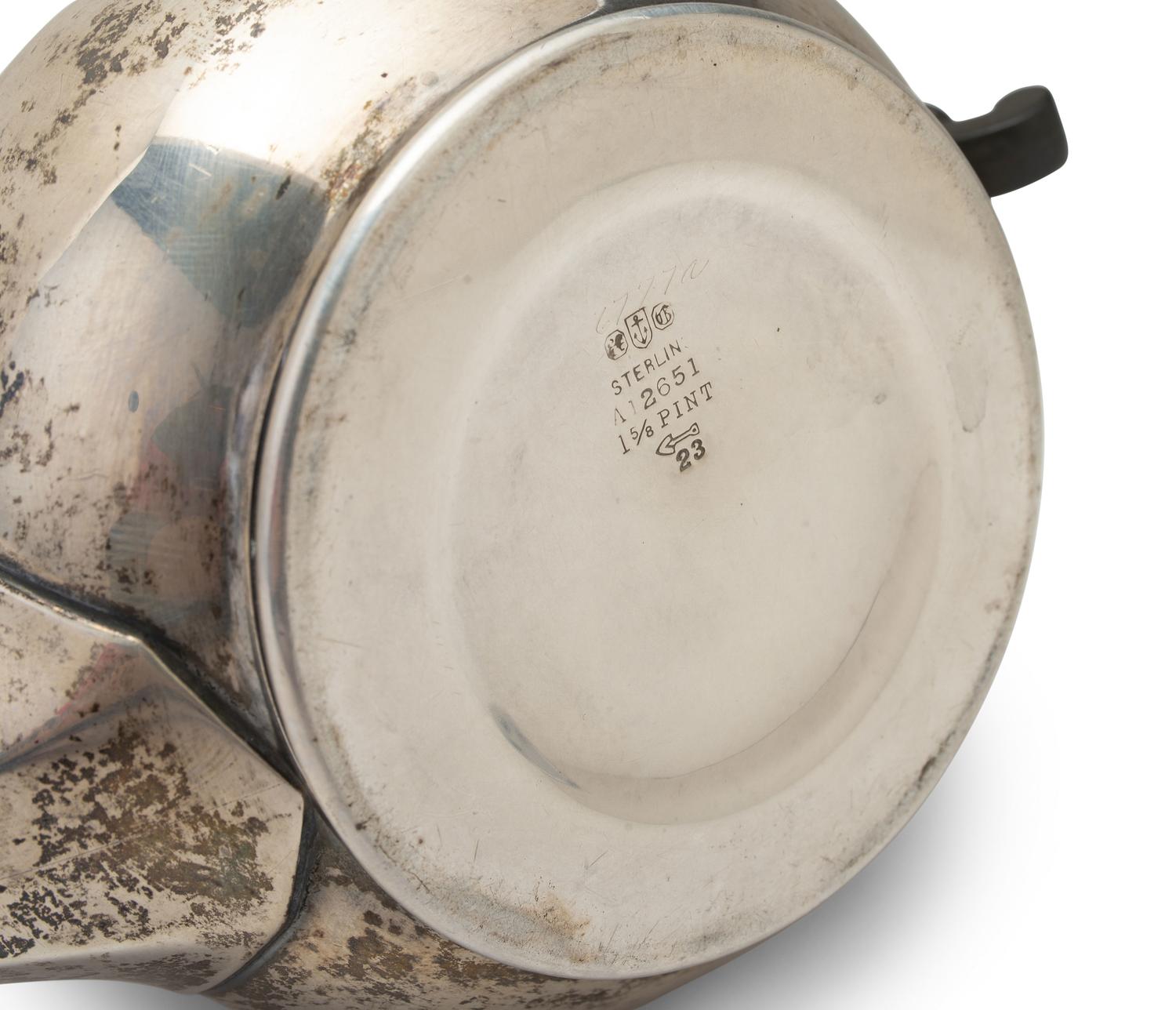 An American Silver Three-Piece Coffee Service