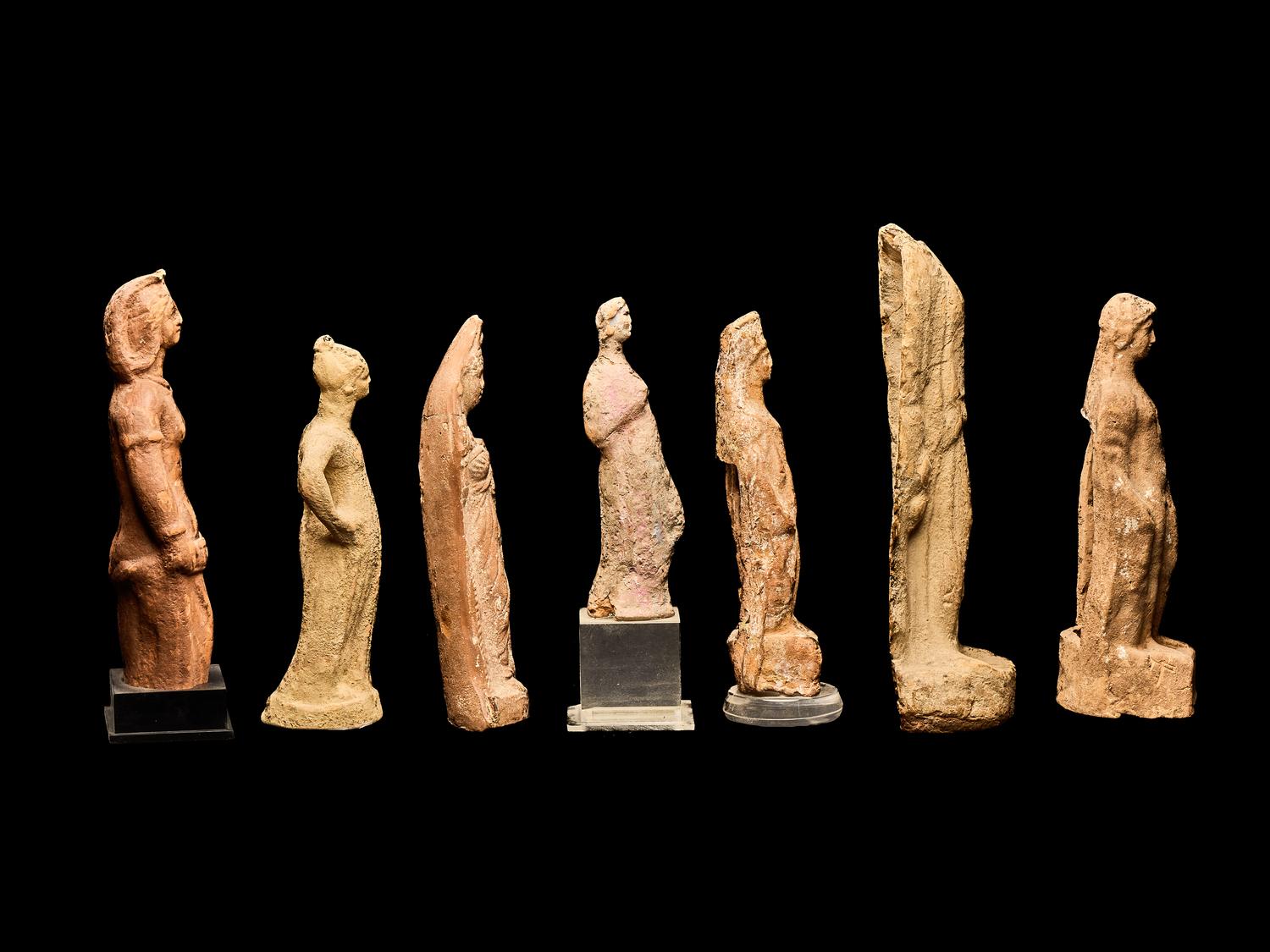 Six Greek Terracotta Figures
