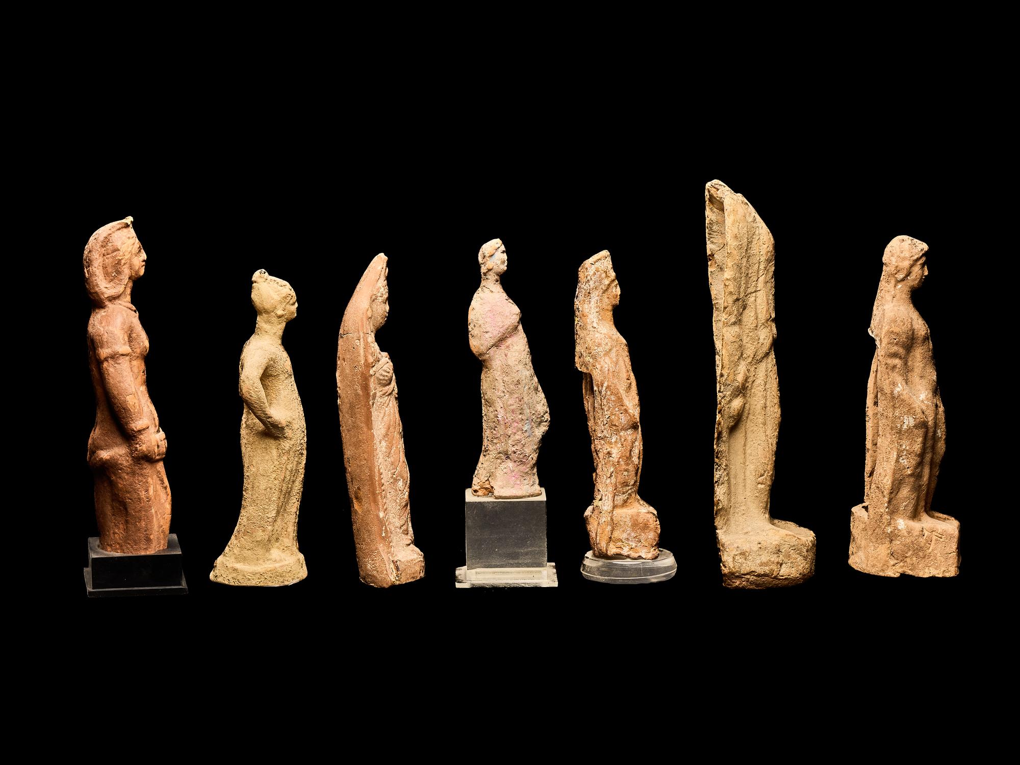 Six Greek Terracotta Figures