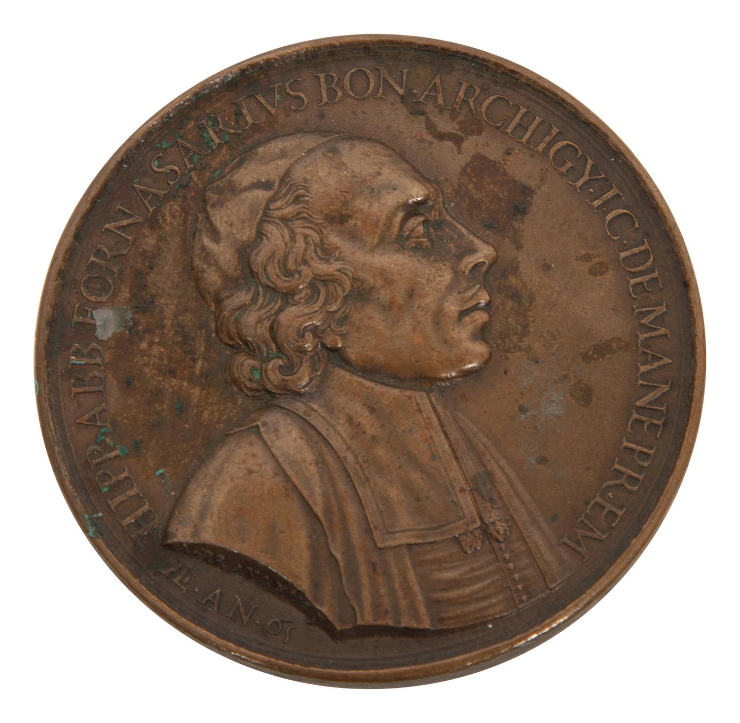 [EXONUMIA] A Group of Six Bronze Portrait Medallions