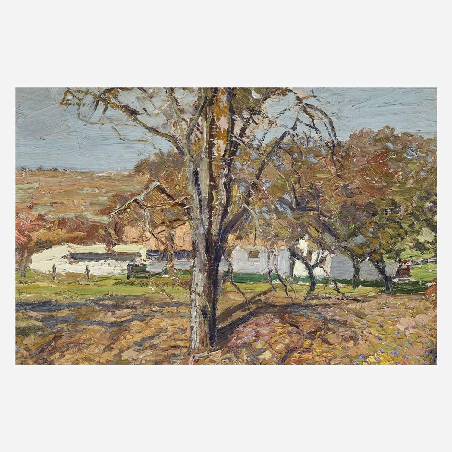 Edward Willis Redfield (American, 1869–1965) Island Farm (The Artist's House)