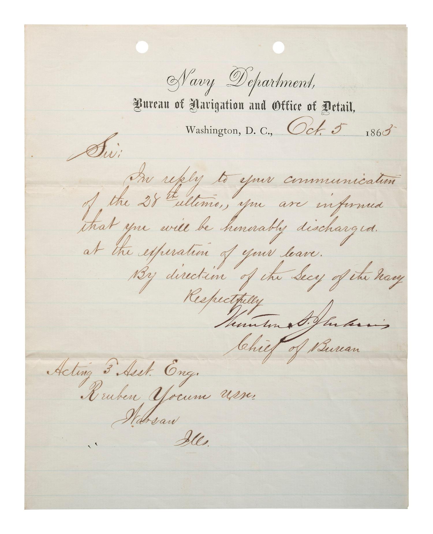 [SLAVERY & ABOLITION] -- [COCKRAN, Francis S. (1814-1886)]. Archive of letters to Maryland abolitionist and Underground Railroad supporter, comprising: