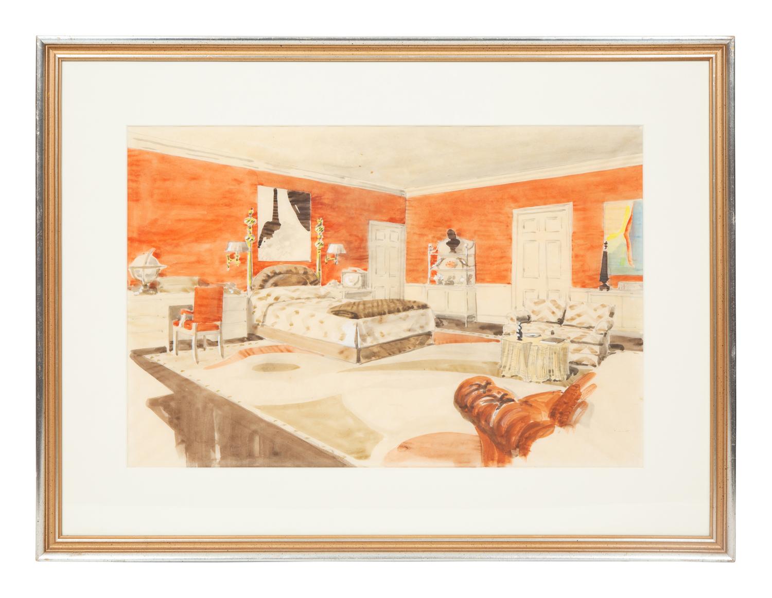 Residence of Mrs. Walter Buehl Ford, Grosse Pointe, Michigan, Studies (a group of three works)