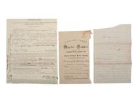 [CIVIL WAR] A group of 7 items related to Wisconsin in the Civil War.