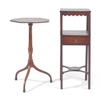 Two George III Mahogany Stands