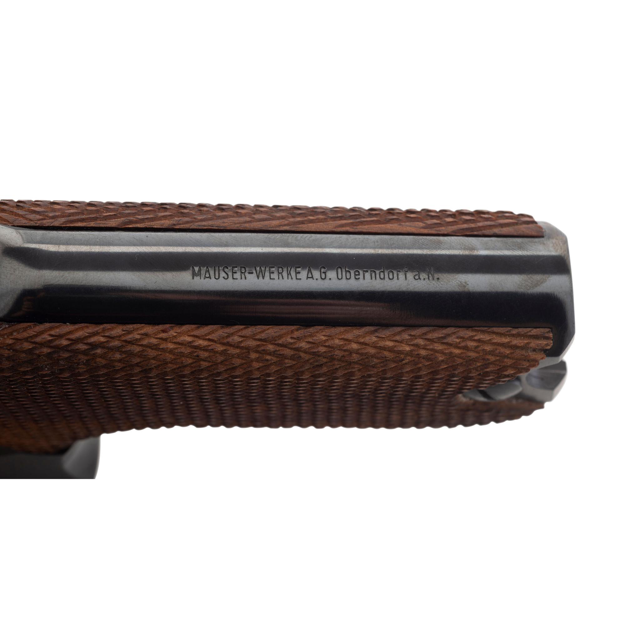 *Interarms "Swiss-Style" Mauser Eagle P.08 .30 Luger Pistol In Factory Box