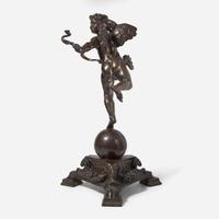 Frederick William MacMonnies (American, 1863–1937) Running Cupid and Standing Cupid (The Pair)