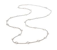 An Art Deco Platinum and Diamond Longchain, 11.50 dwts.