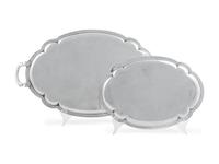 Two American Silver Trays