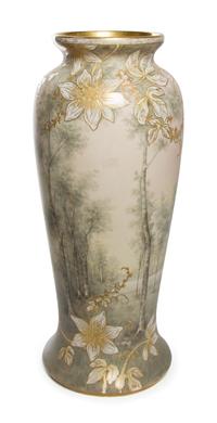 A Royal Bonn Ceramic Vase Height 21 inches. — TINPEKOVEN, LATE 19TH/EARLY 20TH CENTURY