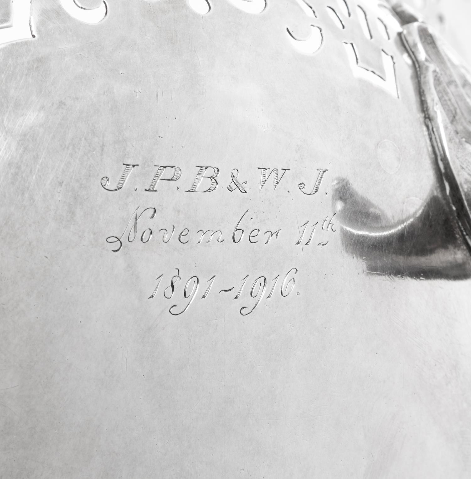 A George III Silver Centerpiece Basket