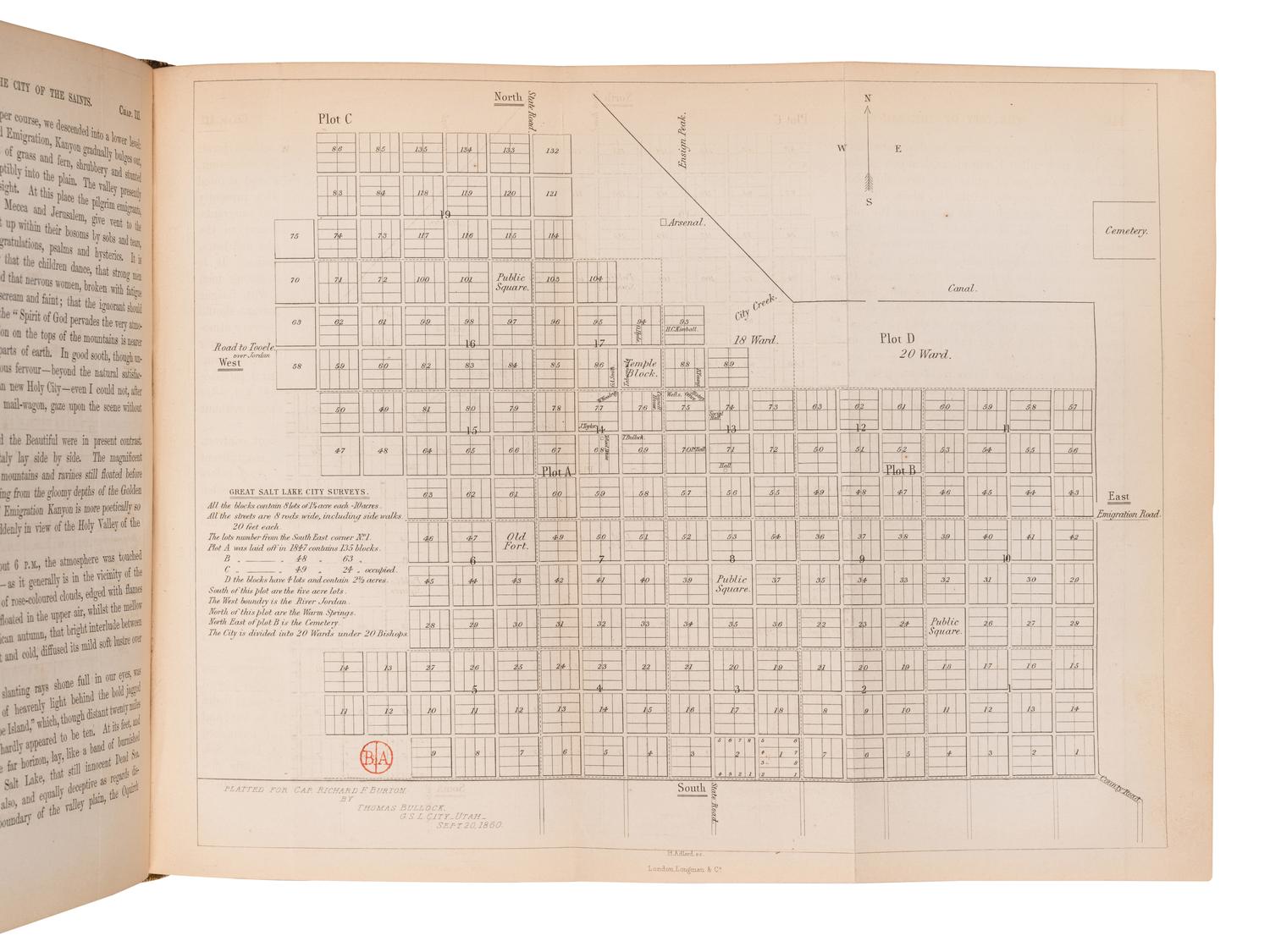 [19TH-CENTURY AMERICANA]. A group of 7 works, comprising: