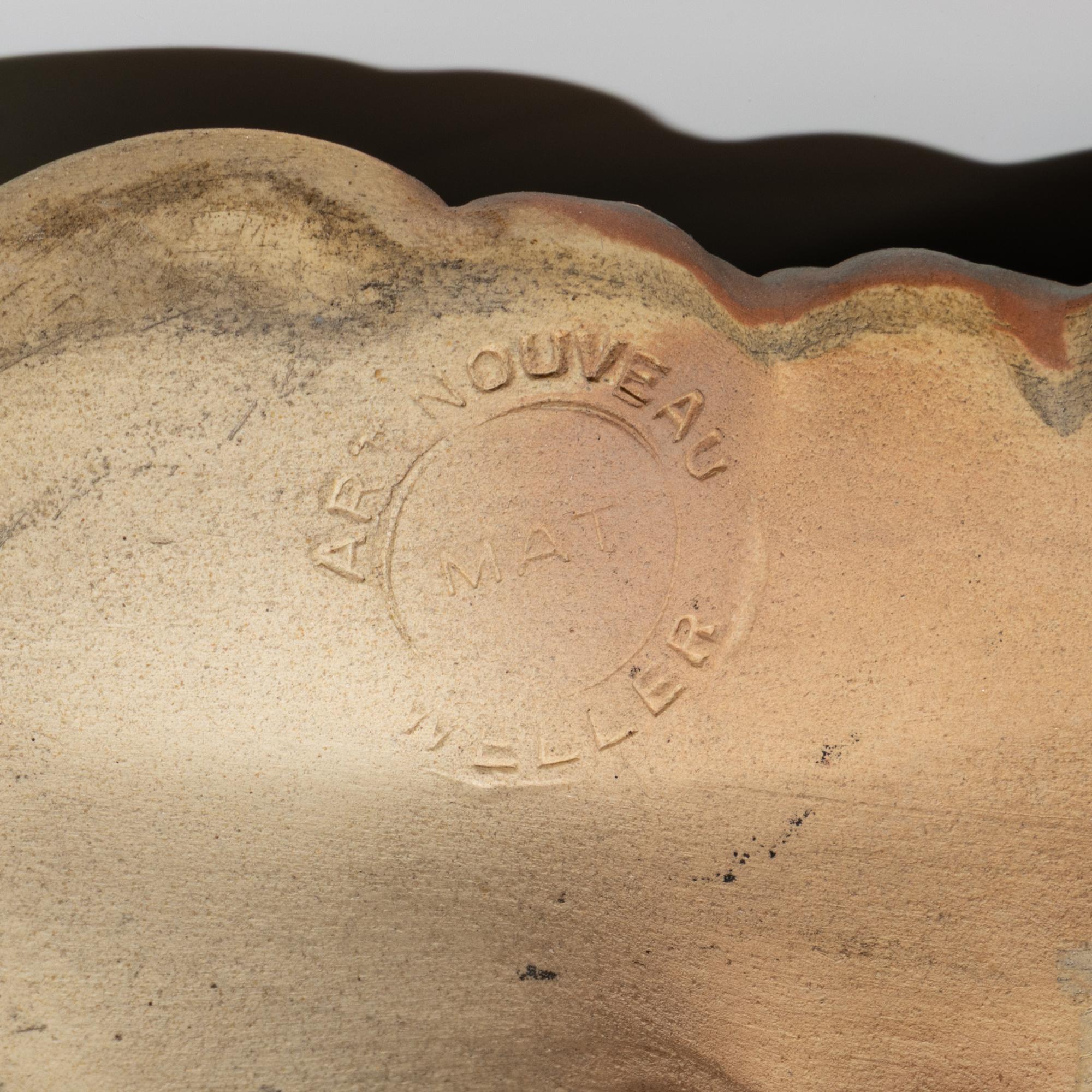 A Weller Pottery Cameo Shell Vase