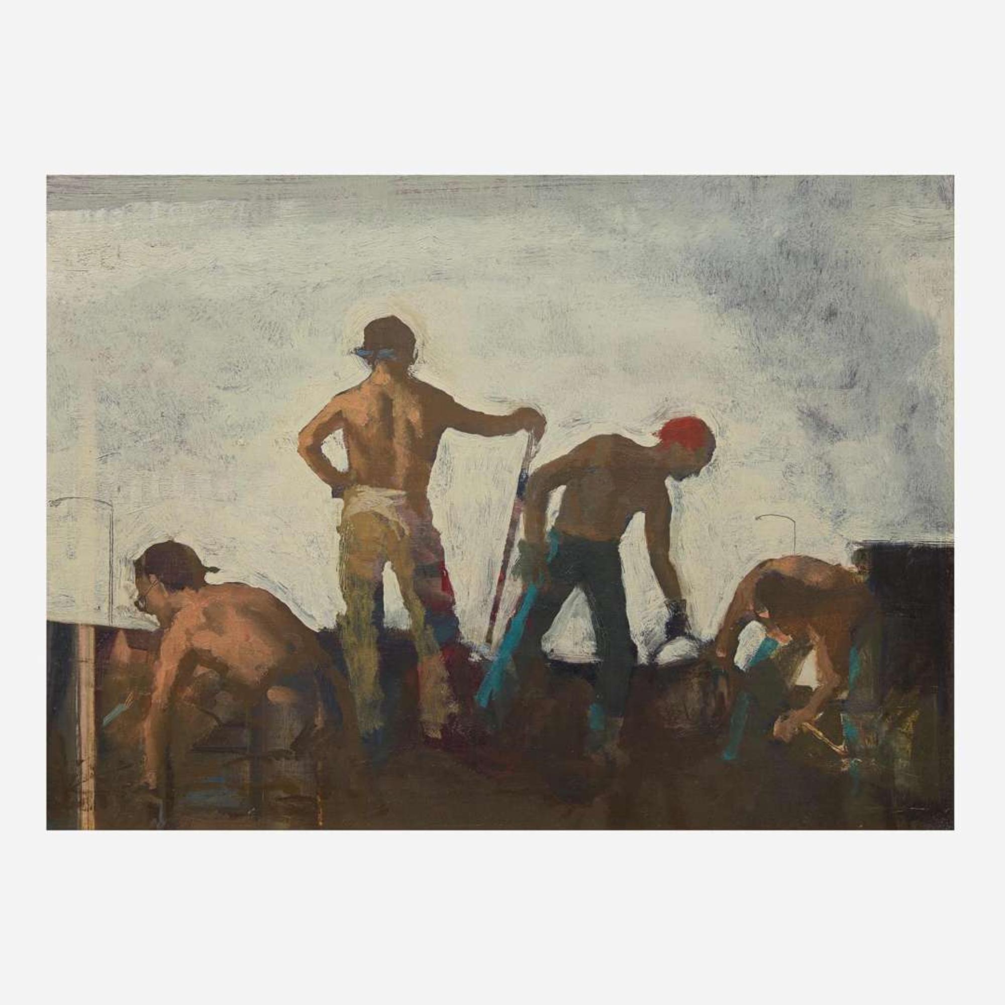 Bo Bartlett (American, b. 1955) Tar Man Study
