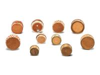 Collection of Great Lakes Quilled Birchbark Boxes