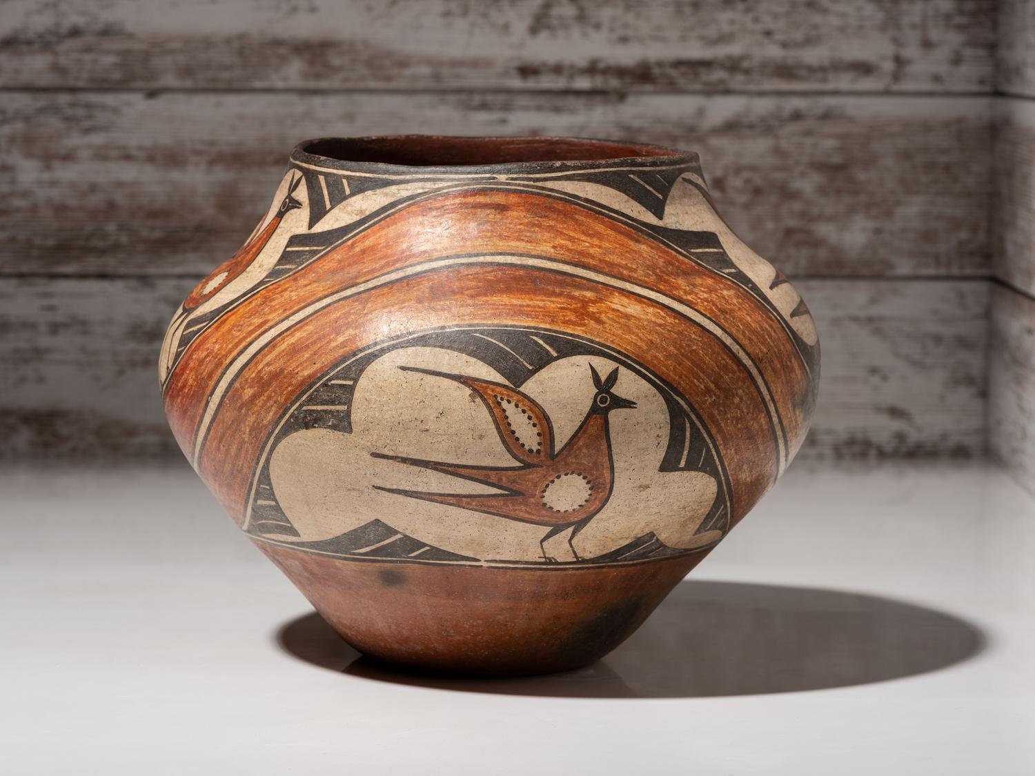 Polychrome Pottery Olla