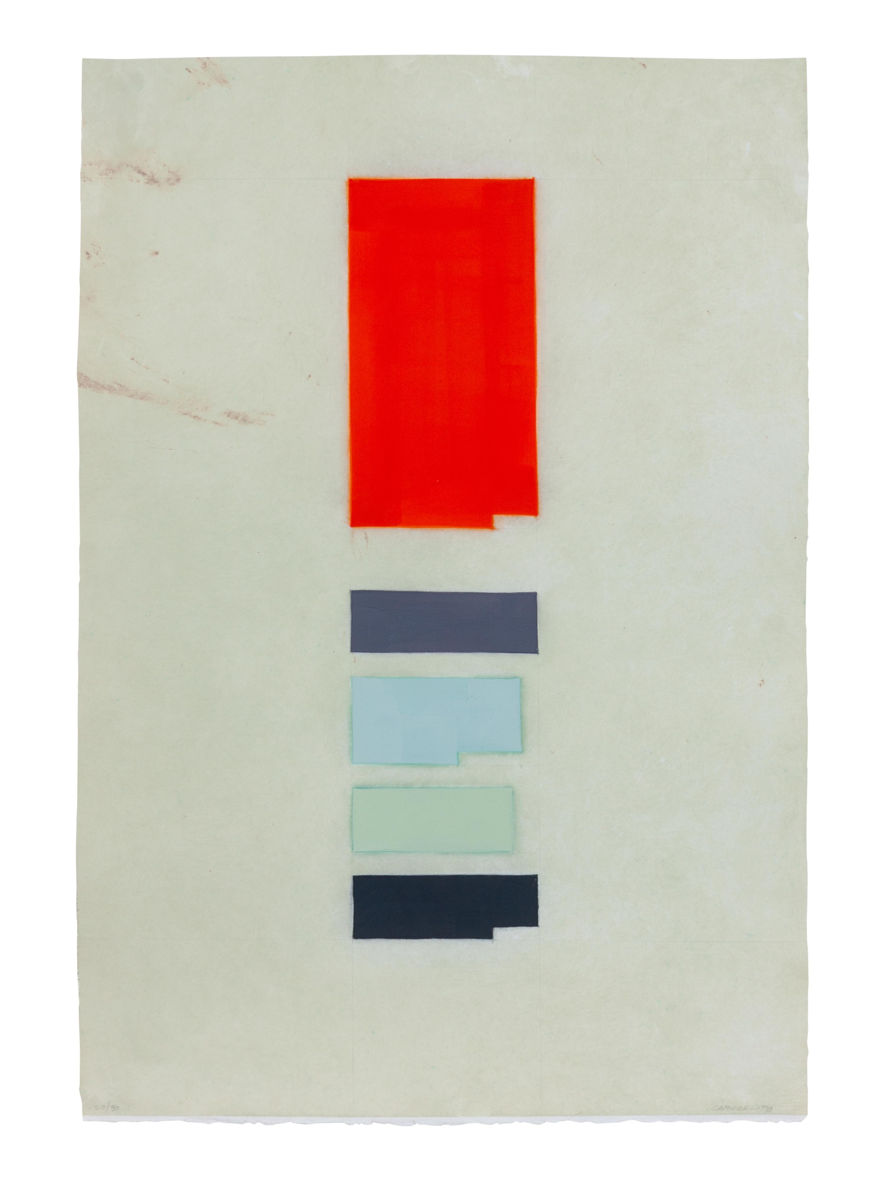 Chrome Orange, Chrome Violet , and Zinc White (A Group of Three Works)