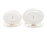 Two Pairs of Wedgwood Cuckoo Pattern Porcelain Serving Trays