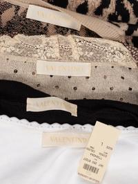 Four Valentino Knit Tops: One Cardigan, One Sweater, One Shell, One Tie Waist Cardigan, 2000s