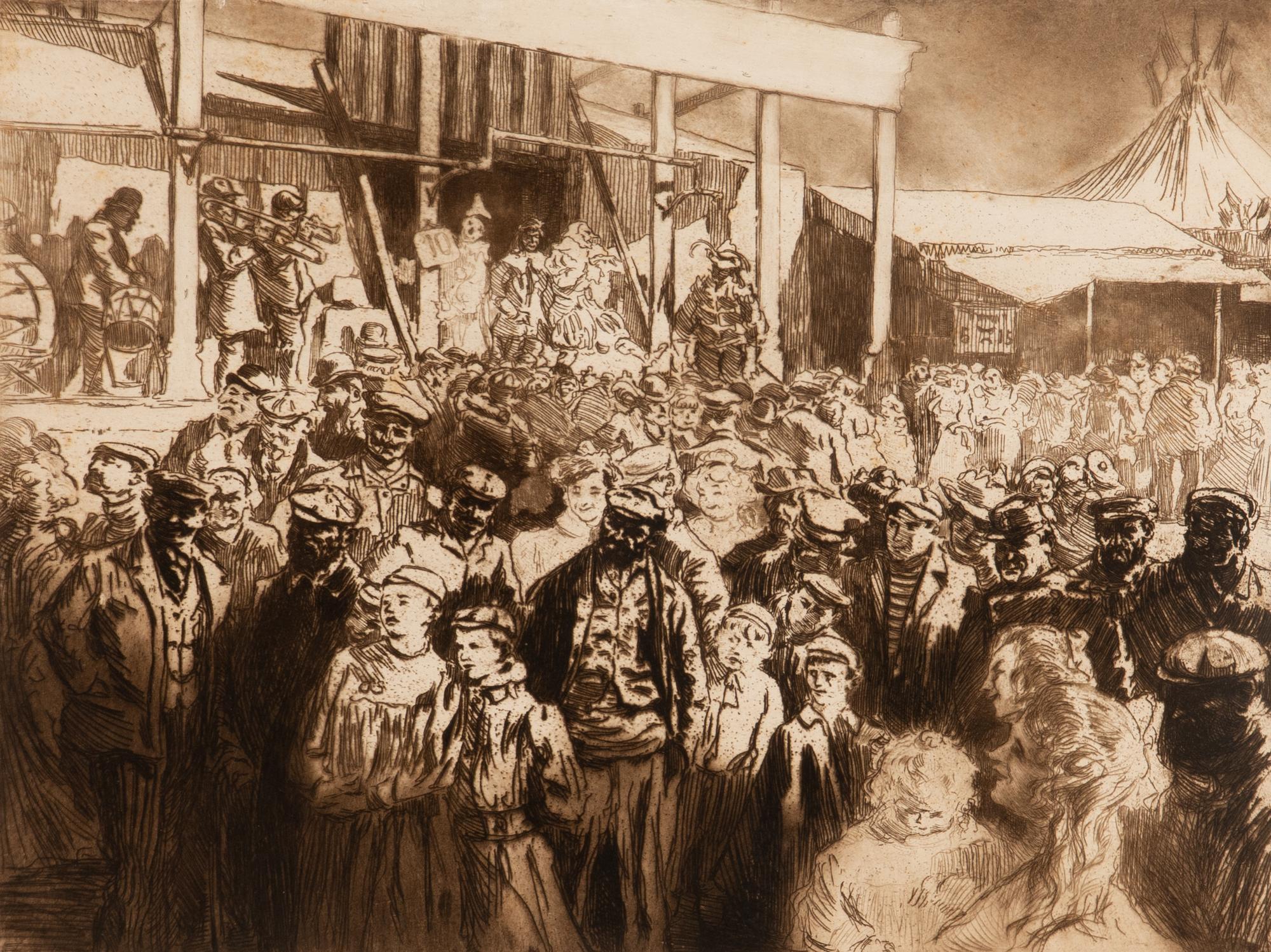 A Group of Framed Etchings and Lithographs