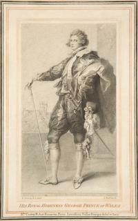 A Group of Six Framed Black and White Engravings of Famous British Figures